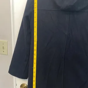 Old navy black or dark  blue wool short coat thumbnail 4
