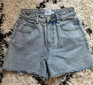 Princess Polly Light Wash Jean Shorts thumbnail 1