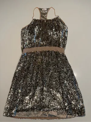 Parker Champaign Sequins Dress thumbnail 2