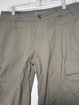 REI Womens 8 Olive Convertible Cargo Pants Outdoors Active thumbnail 2