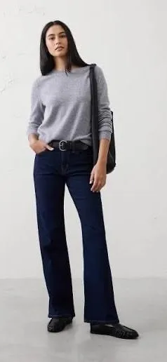 Banana Republic Womens Mid-Rise Bootcut Jeans‎ Dark Wash Blue Size 29/8 Stretch thumbnail 1