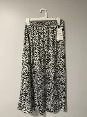 ZARA Leopard Print Skirt Maxi thumbnail 2