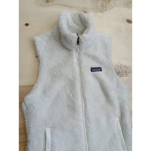 Patagonia Los Gatos Sherpa Sweater Vest Size S White Sherpa Fluffy thumbnail 3