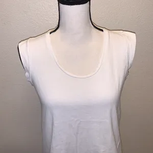 Ann Taylor LOFT white casual short sleeve shirt thumbnail 2