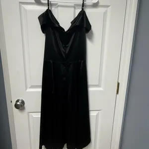 Elegant Strapless Black Dress Size XXL thumbnail 8
