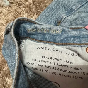 American Eagle Outfitters Light Blue Straight Leg Jeans thumbnail 5