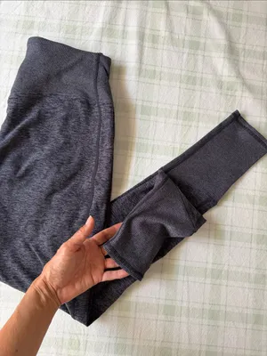Alo High-Waist Heathered Gray Leggings thumbnail 7