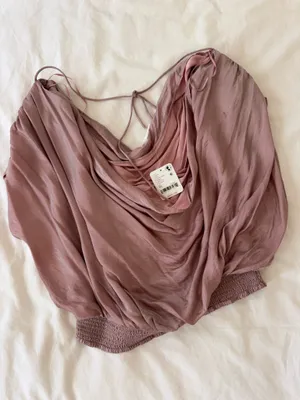 Free People Top Pink Dusty Purple thumbnail 3