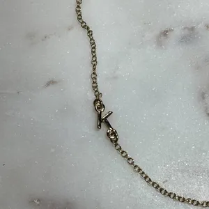 BaubleBar SugarFix | Gold Tone "K" Initial Necklace thumbnail 2