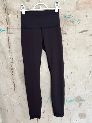 Lululemon Wunder Train High-Rise Tight 25", Black thumbnail 2