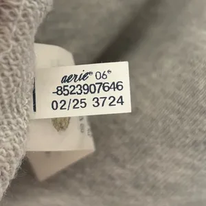 Aerie Gray Oversized Crewneck Sweatshirt Athleisure Loungewear Cozy thumbnail 13