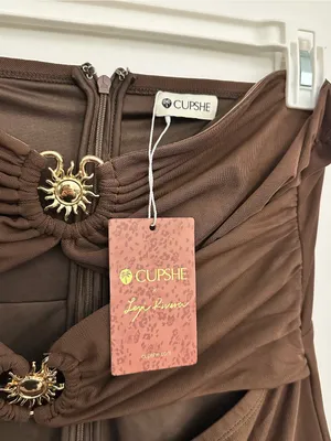 Cupshe X Lexi Rivera Sun Worship Mini Dress NWT Large thumbnail 7