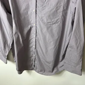 Wilfred free button down shirt relaxed purple slate women’s size‎ XL NWT thumbnail 3