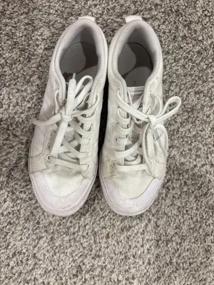 White Platform Adidas Sneakers thumbnail 2