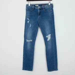 Anthropologie Pilcro Slim Boyfriend Crop Denim Jeans Bohemian‎ Preppy Womens 26 thumbnail 2