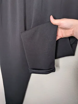 Spanx Womens Airessentials Tapered Black Jogger Pants Medium 50240r thumbnail 7