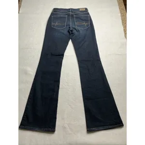 Denizen from Levis Modern Boot Cut Jeans Womens 2M 26x32 Dark Wash Denim Blue thumbnail 2