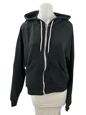 Urban Outfitters Womens Black Hooded Long Sleeve Activewear Hoodie Sweatshirt M thumbnail 1