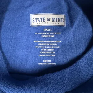 State Of Mine Shirt Womens Small Blue Georgia State Graphic Long Sleeve Tee thumbnail 4