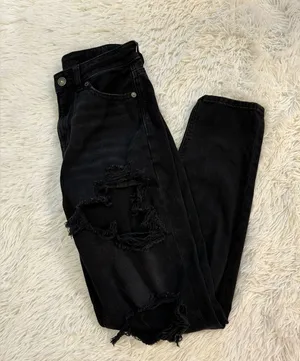 american eagle distressed jeans thumbnail 1