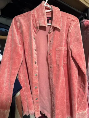 Western Rock & Roll Corduroy Shacket Size Medium thumbnail 1