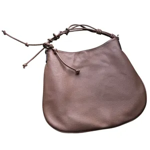 Anthropologie Large Mali & Lili Slouchy Knotted Hobo Shoulder Bag Tote Purse thumbnail 4