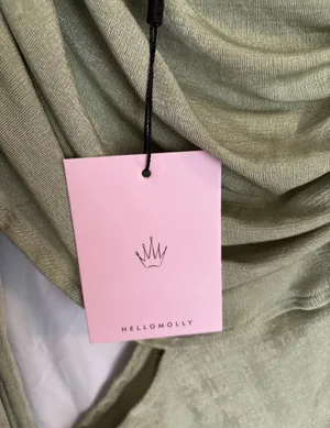 Hello Molly green mini dress  thumbnail 3