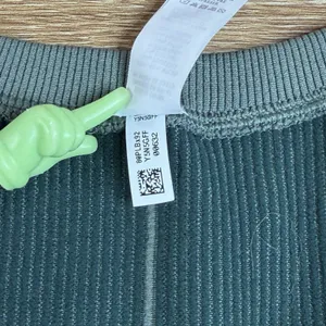 OFFLINE by Aerie Seamless Ribbed Crop Top Women's M Short Sleeve Green Workout thumbnail 6