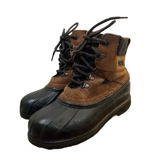 L.L. Bean Frelonic Duck Bean Boots Leather Waterproof Women's 7 thumbnail 1