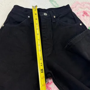 Wrangler Jeans Women 3/4x34 Black High Rise‎ Western Style Classic Denim Pants thumbnail 7