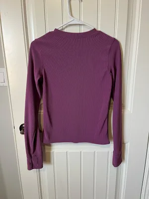 Move Theology Women's Long Sleeve Top - Purple, Size M thumbnail 3