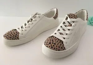 Cheetah Print Sneakers, Size 10 Multi thumbnail 2