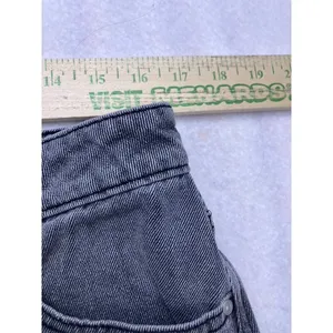 West of Melrose Denim‎ Maxi Skirt Womens 30 Gray Front Slit High Rise Long Jean thumbnail 3