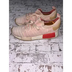 Adidas NMD R1‎ Primeknit Womens pink/white CQ2030 Running Shoes Size 8.5 thumbnail 6