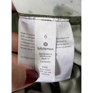 Lululemon Align High-Rise Leggings Olive Green Diamond Dye Tie Dye Yoga Leggings thumbnail 6