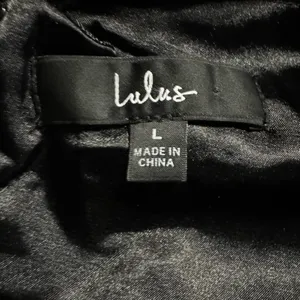 Lulus Elegant Taste Black and Blue‎ Floral Jacquard Mini Dress Size Large New thumbnail 6