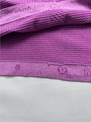 lululemon athletica Swiftly Tech Racerback Tank Magenta size 8 Motivational hem thumbnail 8