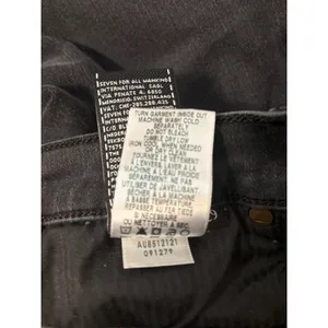 Seven For All Mankind Black Denim Cropped Flare Hi-Waist Jean 29 Preppy Casual thumbnail 13