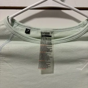 Gymshark Vital Seamless Long Sleeve Crop Top Womens Small Mint Green thumbnail 5