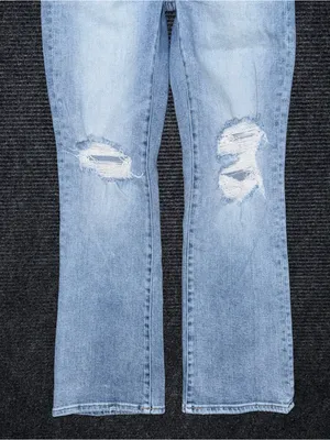 Buckle Black Fit No 53 Tailored Bootcut Stretch Jeans 26x29 Mid Rise Light Wash thumbnail 4