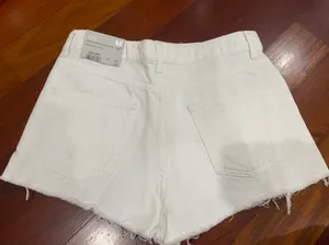 White Mom Jean Shorts thumbnail 2