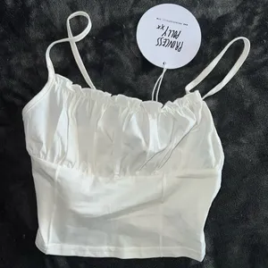 Princess Polly Tilly Top Off White Size 0 New with tag thumbnail 9