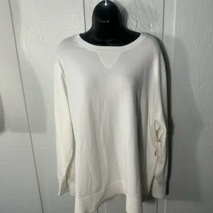 Daily Ritual Women’s White Sweater Size 3X EUC thumbnail 3
