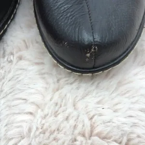 Sofft dark brown leather one buckle 3.5” heel thumbnail 2