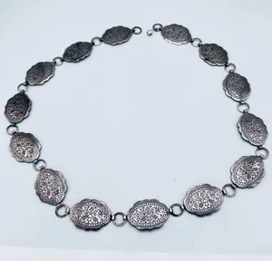 S.W. Concho Style Silver Link Belt Western Vibes thumbnail 1