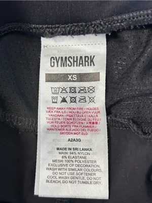 GymShark Black Athletic High Rise Unlined Workout Shorts Size XS thumbnail 3