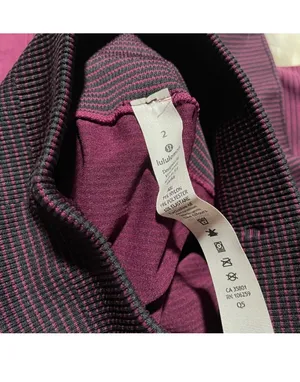 Lululemon Ebb to Train Tight *Wash Marvel / Black / Black size2 NEW thumbnail 10