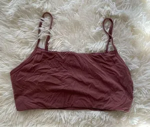 Parade flirty lace touch scoop bralette in toasted thumbnail 1