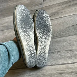 Toms Olive Green Flats thumbnail 6