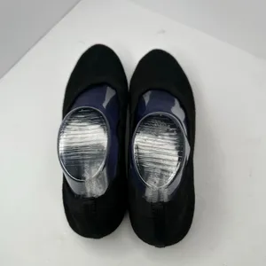 Skechers Women size 9 Cleo Black Knit Ballet Flats Memory Foam Slip On Comfort thumbnail 4